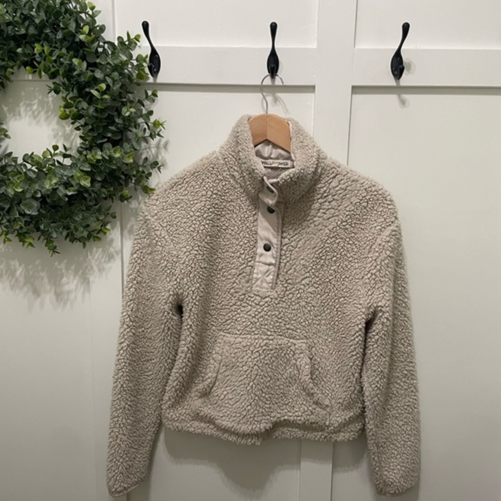 WALLFLOWER‎ Sherpa Pullover | Size Medium